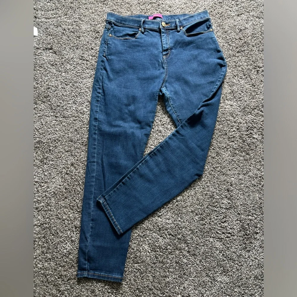 Lily Pulitzer denim jeans size 14 - Picture 1 of 5